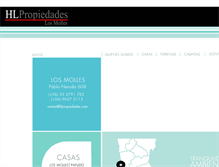 Tablet Screenshot of hlpropiedades.com